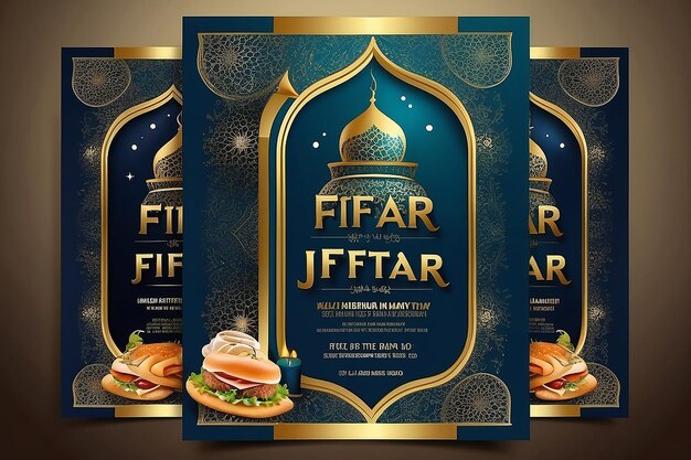 Ramadan Iftar party flyer sjabloon