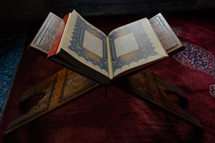 Photo ramadan or islamic background photo the holy quran or kurani kerim