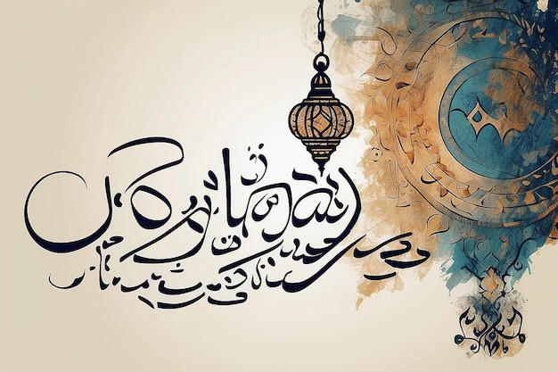 Ramadan Kareem Arabic Calligraphy
