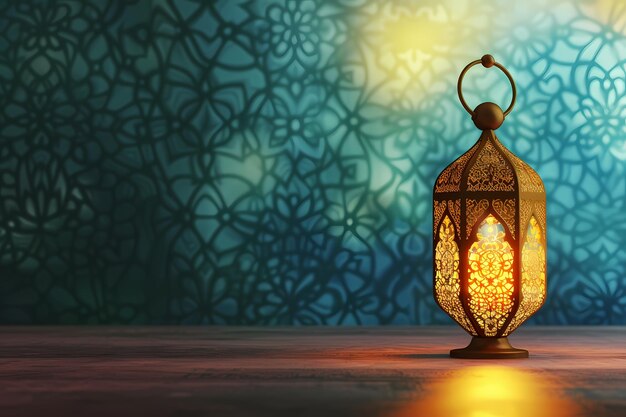 Ramadan Kareem Background Lattern for Banner Copyspace poster