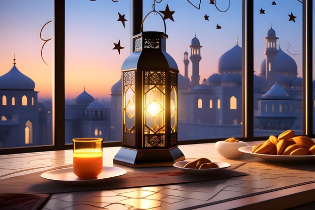 Ramadan Kareem background light