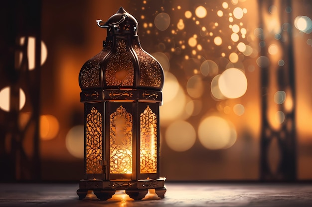 ラマダン カリーム装飾イスラム挨拶美しいデザインの背景イラスト