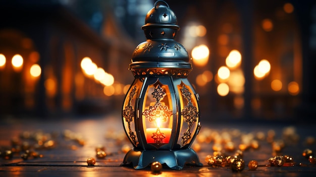 Ramadan Kareem Eid Mubarak Old Fashioned Royal Elegant Lamp