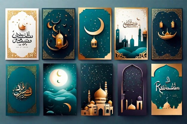 Ramadan Kareem greeting background vector