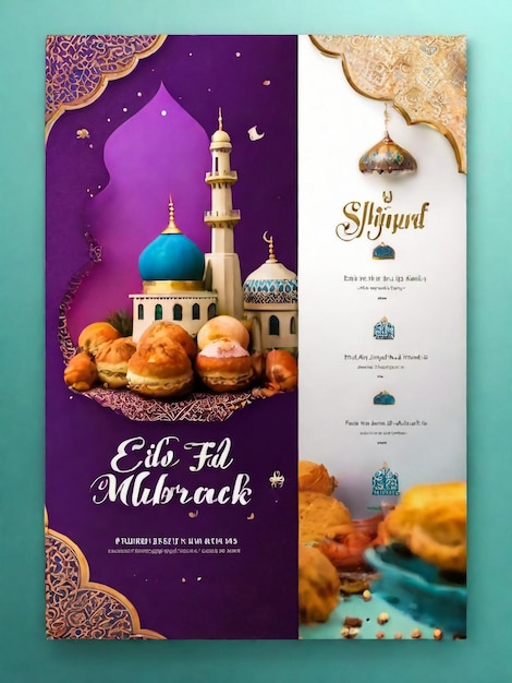 Photo ramadan kareem greeting card paper art