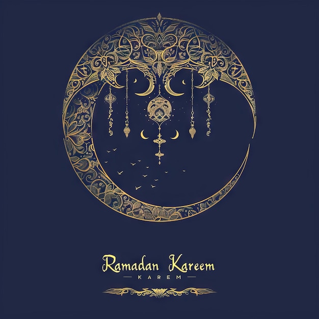 Ramadan kareem groeten kaart vector