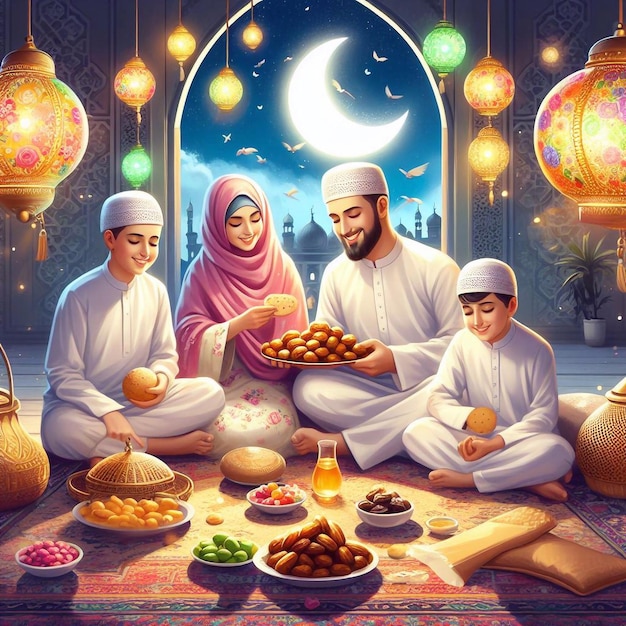 Ramadan kareem illustratie