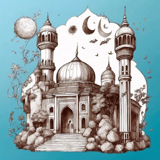 Фото Иллюстрация рамадана карима исламский фестиваль ид дизайн баннера иллюстрация