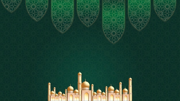 Photo ramadan kareem illustration ramadan holiday celebration background islamic pattern background