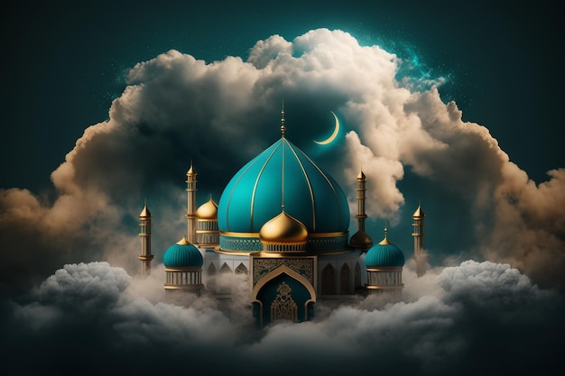 Ramadan kareem islamic background