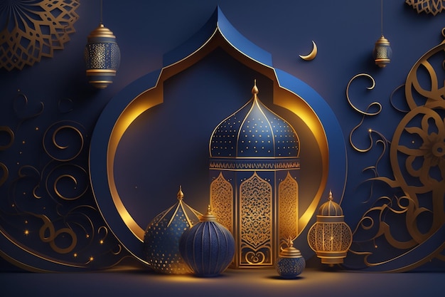 Ramadan kareem islamic background
