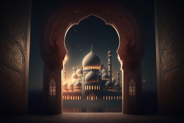 Ramadan kareem islamic background