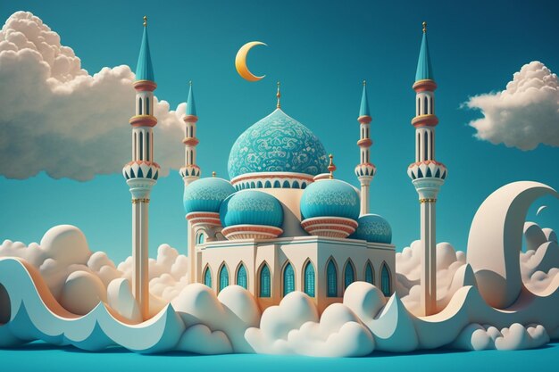 Ramadan kareem islamic background