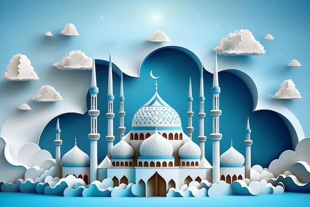 Kareem исламская рамадан узор фона