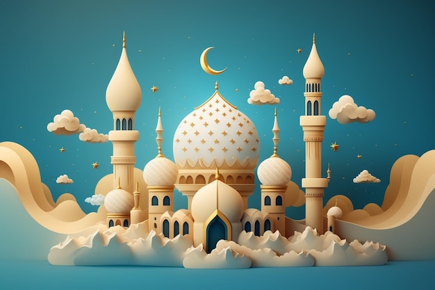 Ramadan kareem islamic background