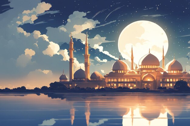 Ramadan kareem islamic background