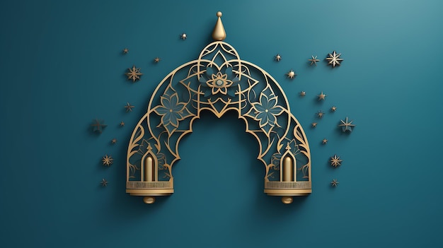 ラマダン カリーム イスラムの美しいデザイン テンプレート