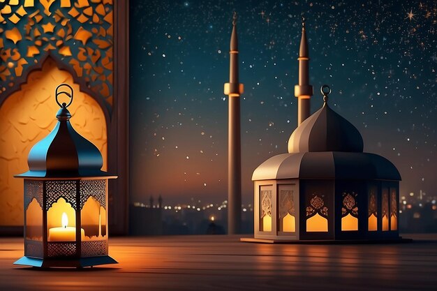 Рамадан Карим исламский шаблон поздравительной карточки с Рамадан для дизайна обоев Плакат медиа баннер