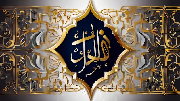 Ramadan Kareem islamitisch ontwerp met arabisch patroon en kalligrafie voor menu uitnodigingsplakkaat