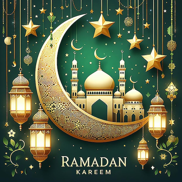 Ramadan Kareem Islamitische achtergrond