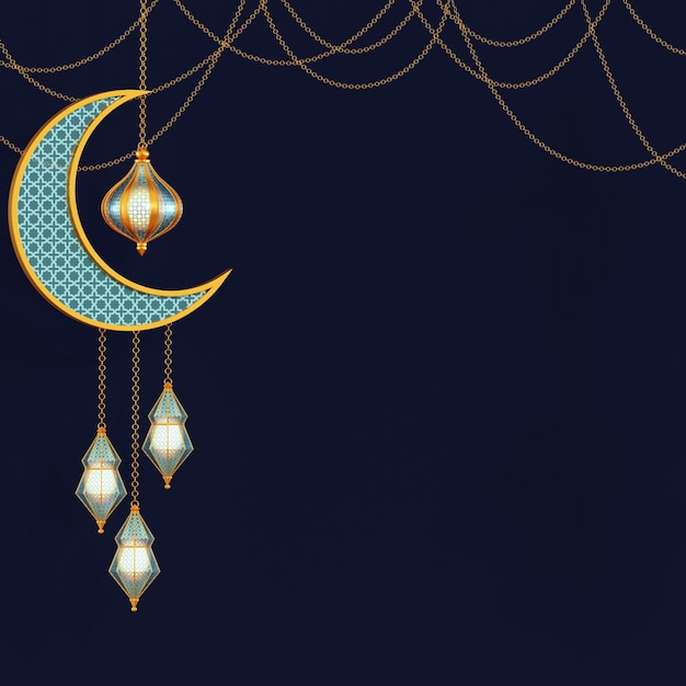 Photo ramadan kareem ornaments background