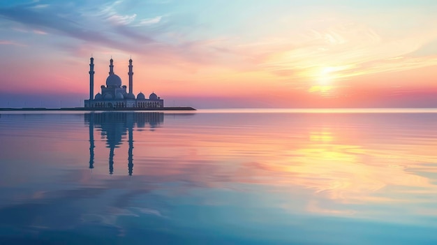 라마단 카림의 종교적 배경과 바다에 있는 모스크