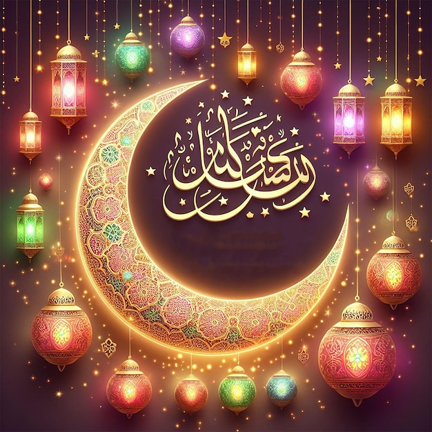 Photo ramadan kareem traditional islamic festival religious social media banner