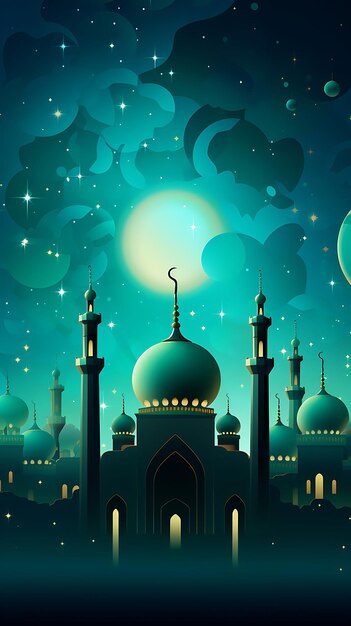 Ramadan kareem traditional islamic mobile wallpaper