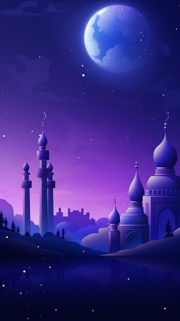 Foto ramadano kareem carta da parati tradizionale islamica per dispositivi mobili