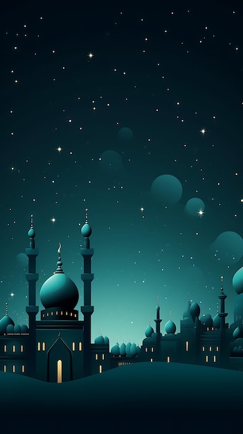Ramadan kareem traditionele islamitische mobiele behang