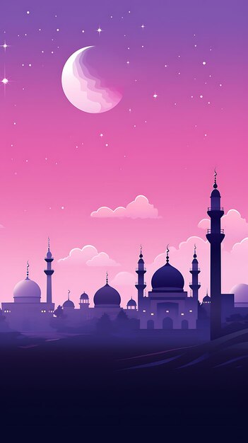 Ramadan kareem traditionele islamitische mobiele behang