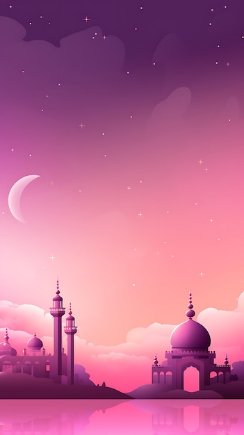 Ramadan kareem traditionele islamitische mobiele behang