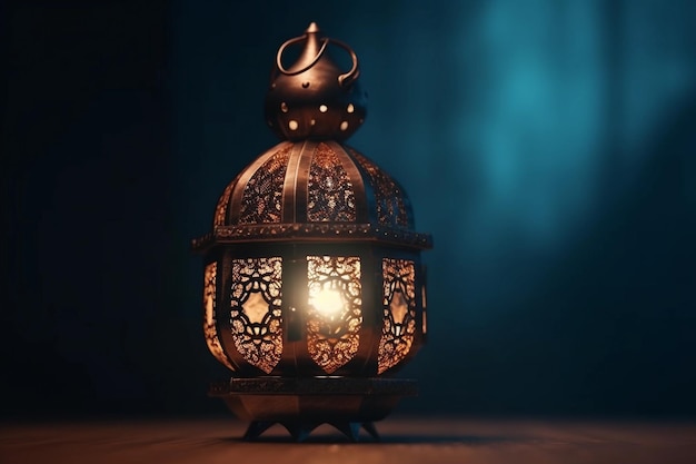 A Ramadan lamp for eid mubarak