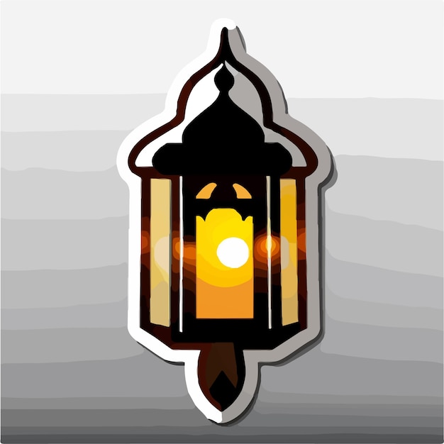 Ramadan lantaarn sticker