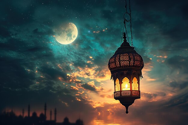 Ramadan lantern background