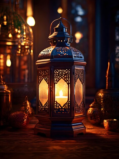 Ramadan lantern expresses Islamic art