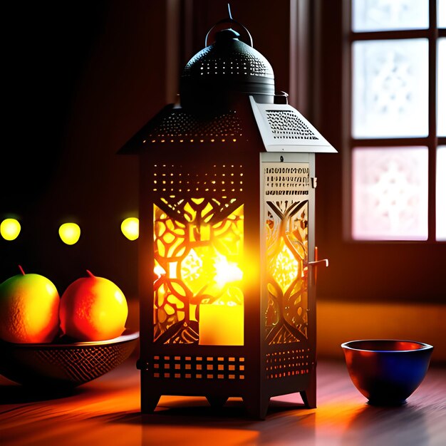 Ramadan lantern Generative Ai