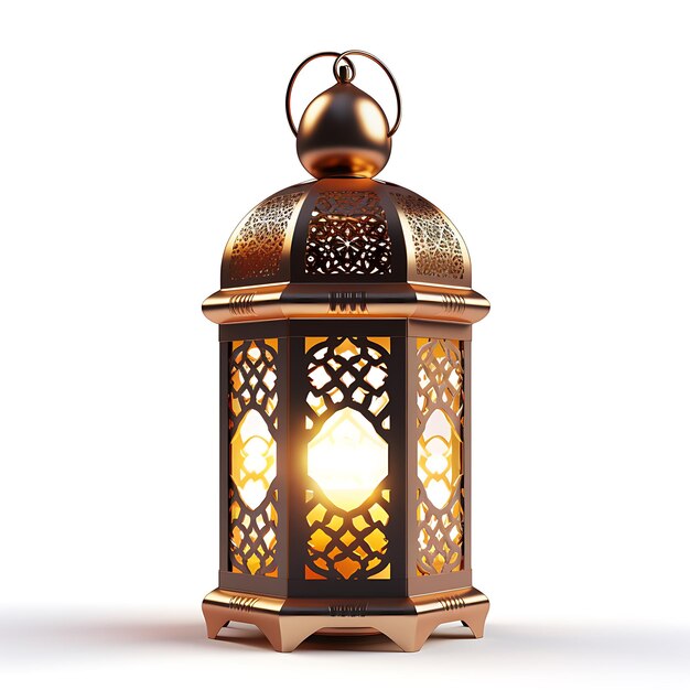 ramadan lantern white