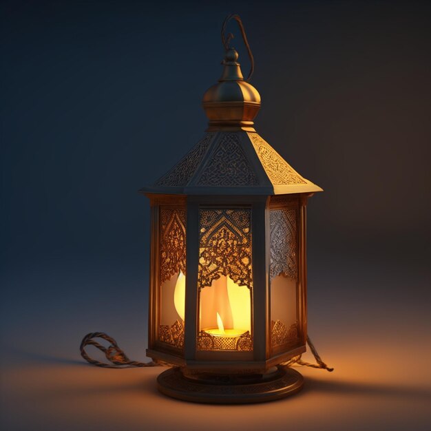 Ramadan lanterns background