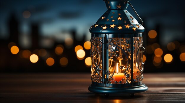 Photo ramadan latern hd 8k wall paper stock photographic image