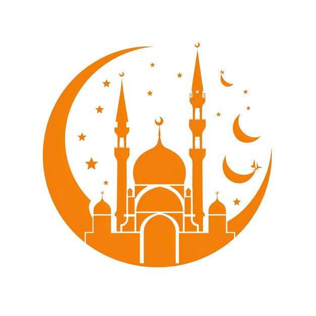 Foto un logo del ramadan