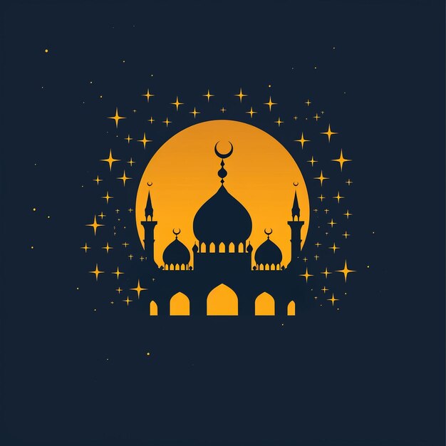 Foto un logo del ramadan