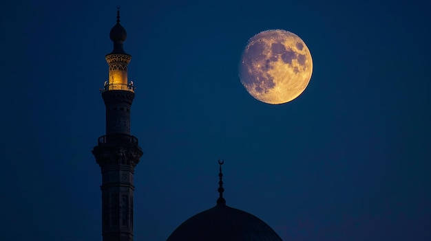 Ramadan Maan en Minaret Ramadan Post