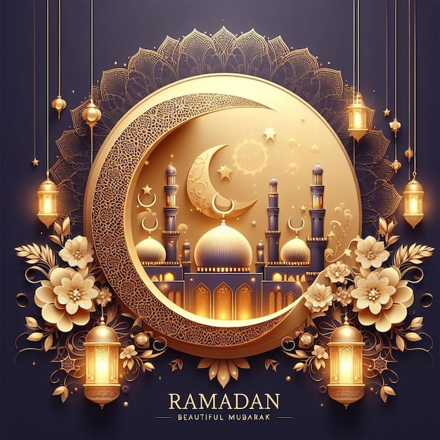 Ramadan mooie Eid Mubarak islamitisch ontwerp kleur brandstof rode waarde