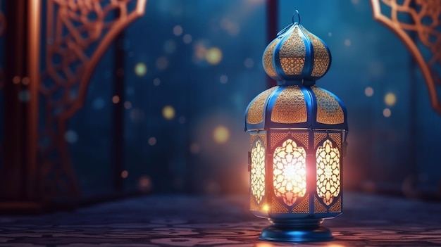 Ramadan moslim vakantie achtergrond Ai generatief