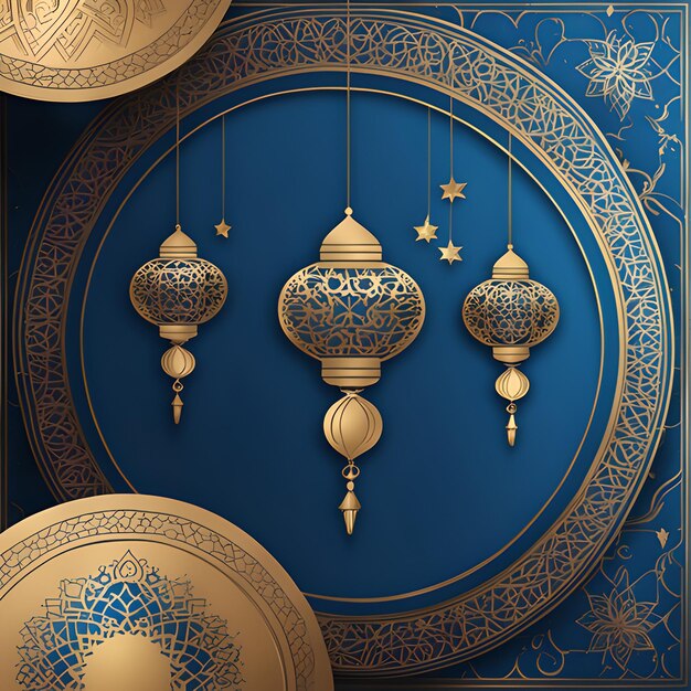 Premium AI Image Ramadan Mubarak 2024 pictures