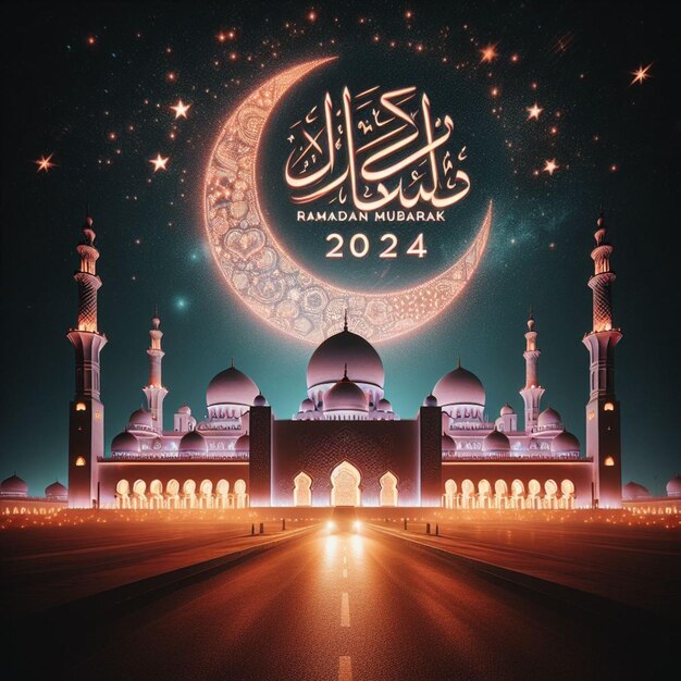 Ramadan mubarak 2024 poster