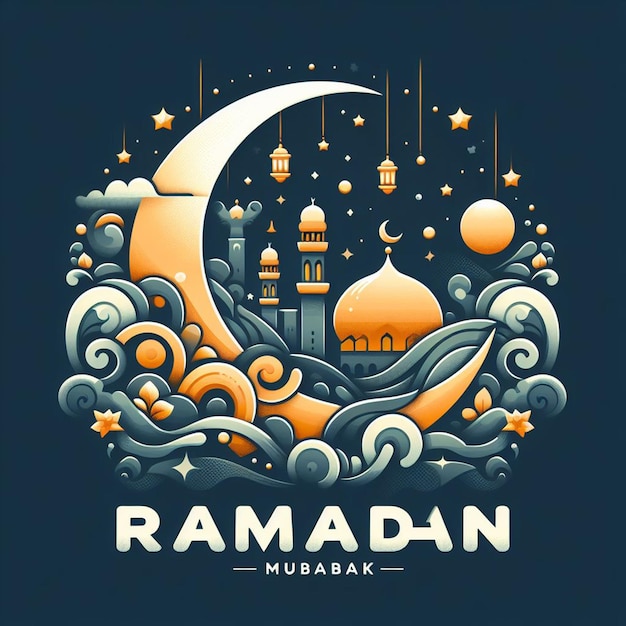 Ramadan Mubarak is de dag van de Ramadan.