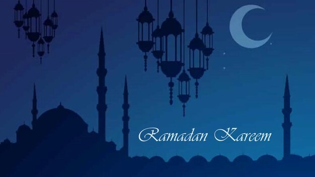 Photo ramadan mubarak kareem background design wallpaper moslem holy month