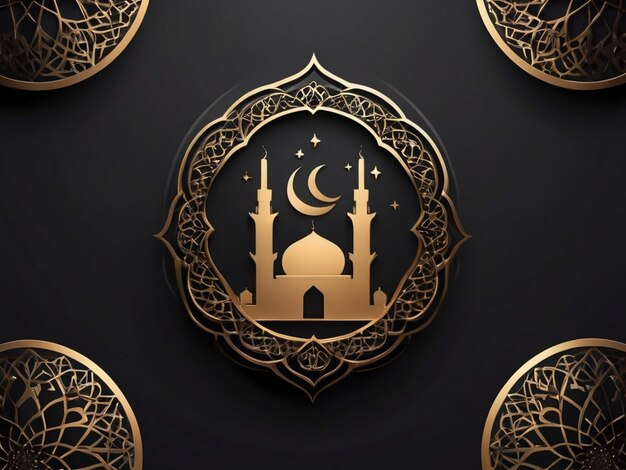 Photo ramadan mubarak post design on white background